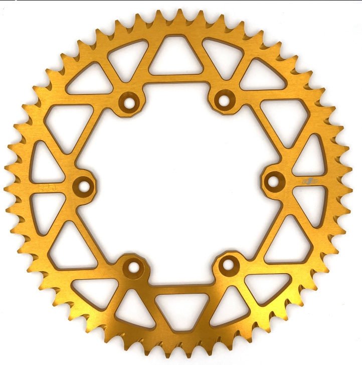 Custom Gold motorcycle rear Sprocket for pulsar ns200 KTM duke 390