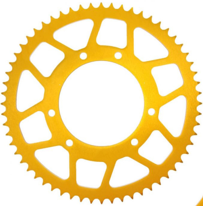 Custom Gold motorcycle rear Sprocket for pulsar ns200 KTM duke 390