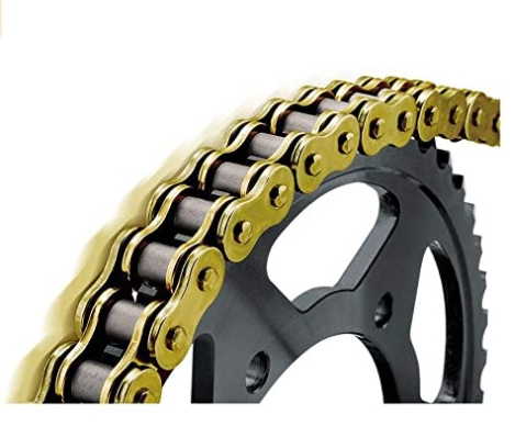 Factory customized ATV UTV Motorcycle 420 428 520 525 high quality gold and colored chain