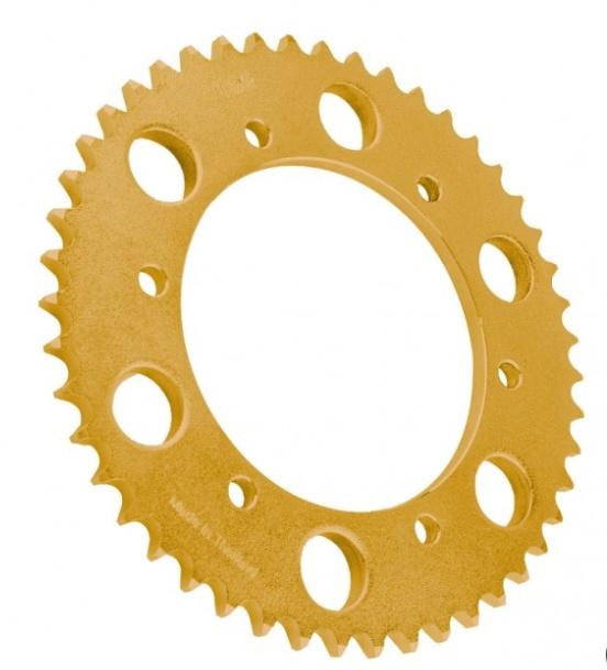 Custom Gold motorcycle rear Sprocket for pulsar ns200 KTM duke 390