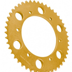 Custom Gold motorcycle rear Sprocket for pulsar ns200 KTM duke 390