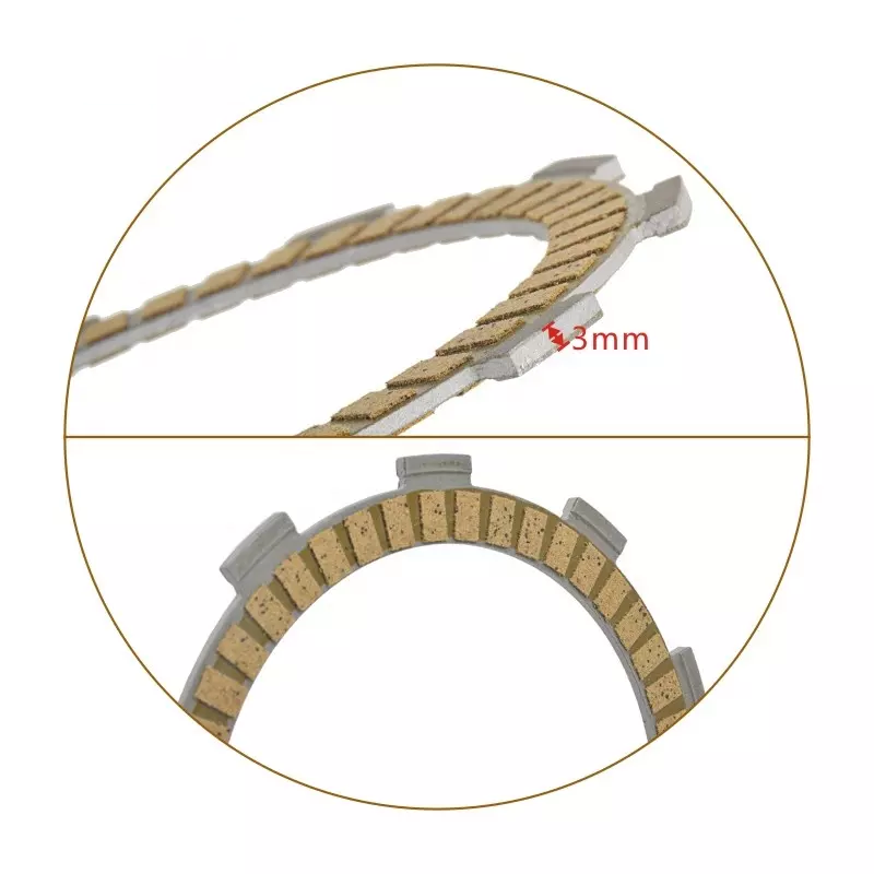 Motorcycle high quality paper based clutch plate Friction plate For Yamaha DT TDR TZR DZT 125 YZ80 YZ85 YFZ200 FZR600