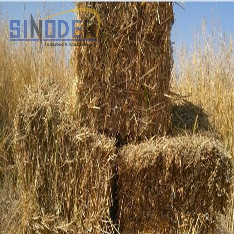 hay bale compactor corn  silage making machine Wheat straw baling machine