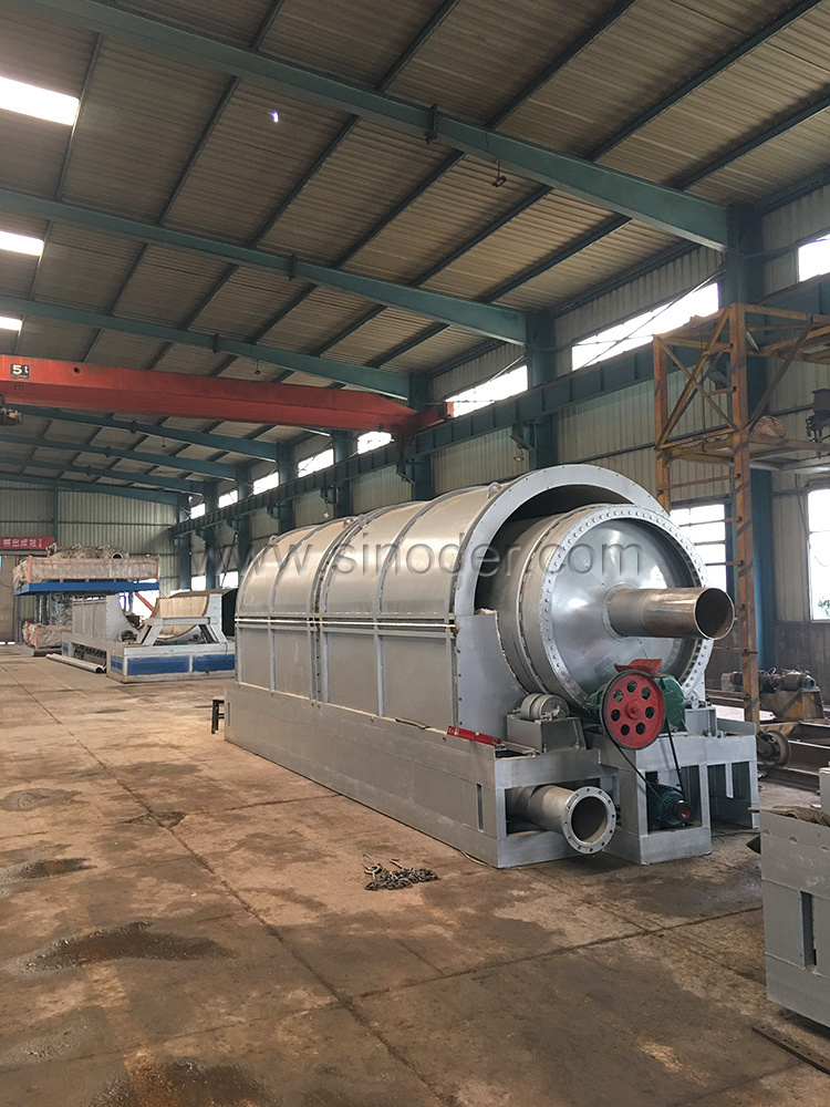 Waste Tire/Plastic Pyrolysis Machine 10 Tons Used Tyre Retreading Into Oil Equipmentwaste Tire/Plastic Pyrolysis Machine