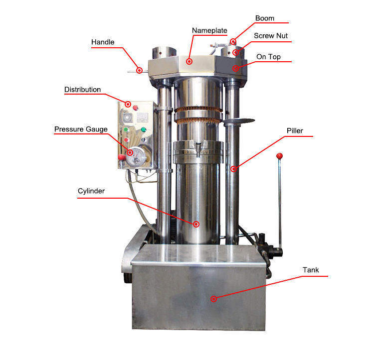 Multi functional Hydraulic Oil Press Machines In India Hydraulic Sesame Oil Press Hydraulic Walnuts Oil Press