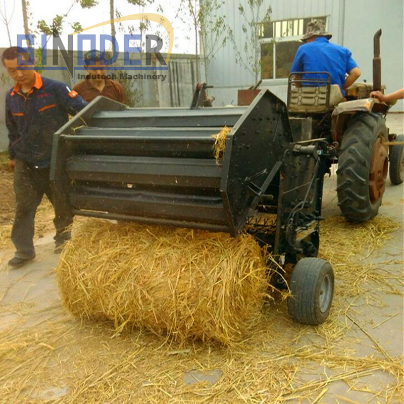 hay bale compactor corn  silage making machine Wheat straw baling machine