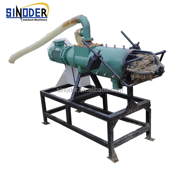 High quality cow dung drying machine dewatering screw press manure separator