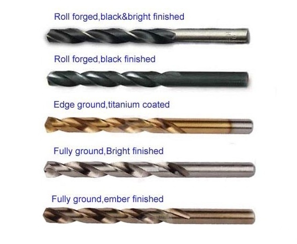 HSS DIN338 Straight Shank Jobber Length Half Ground Drill Bit 118 Degree For Metal Iron Steel Plastic