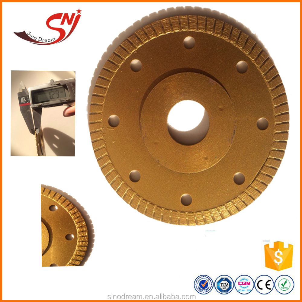 marble disc Hot pressed turbo diamond saw blade for cutting Granite Concrete Tile