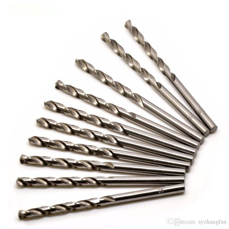 HSS DIN338 Straight Shank Jobber Length Half Ground Drill Bit 118 Degree For Metal Iron Steel Plastic