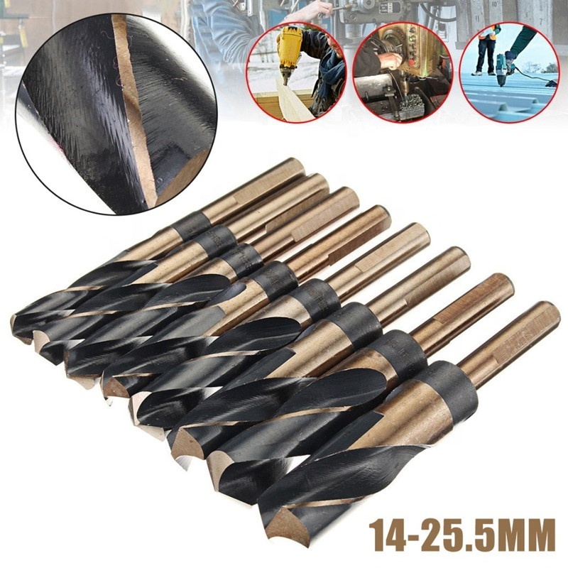 Customized Professional Class 1/2 Sliver Deming Shank HSS Twist Drill Bit for Metal Steel