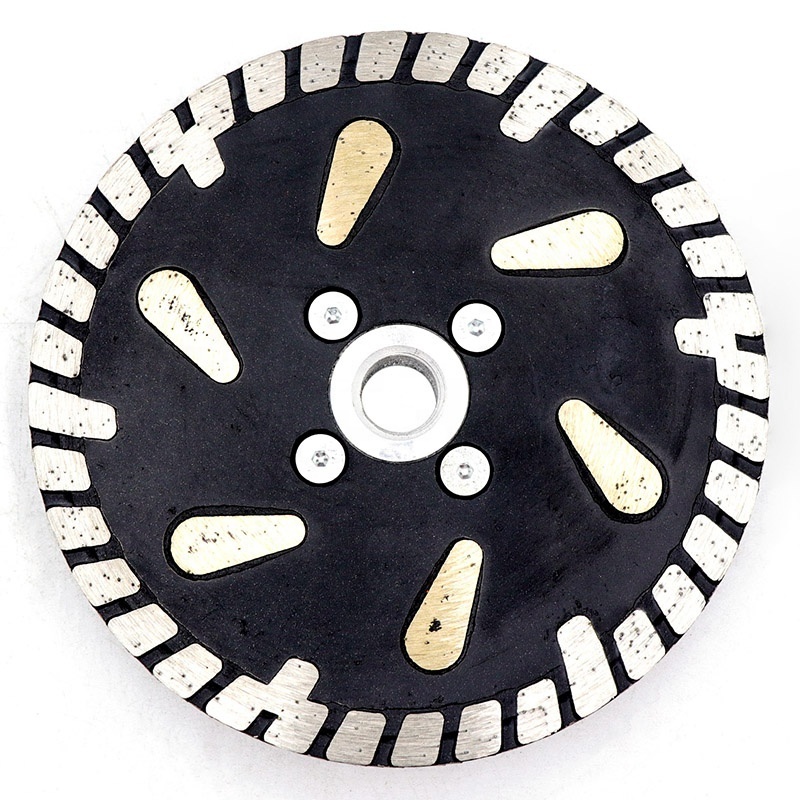 Granite tools supplies hot pressing process of diamond saw blade for dry of granite stone by marble cutting machine