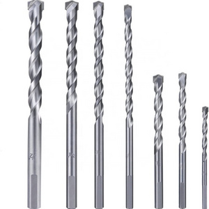 SDS Plus Drill Bits for Rotary Electric Hammer Drills Drilling Hole in Concrete Masonry Stone Tip Width 6mm 8mm