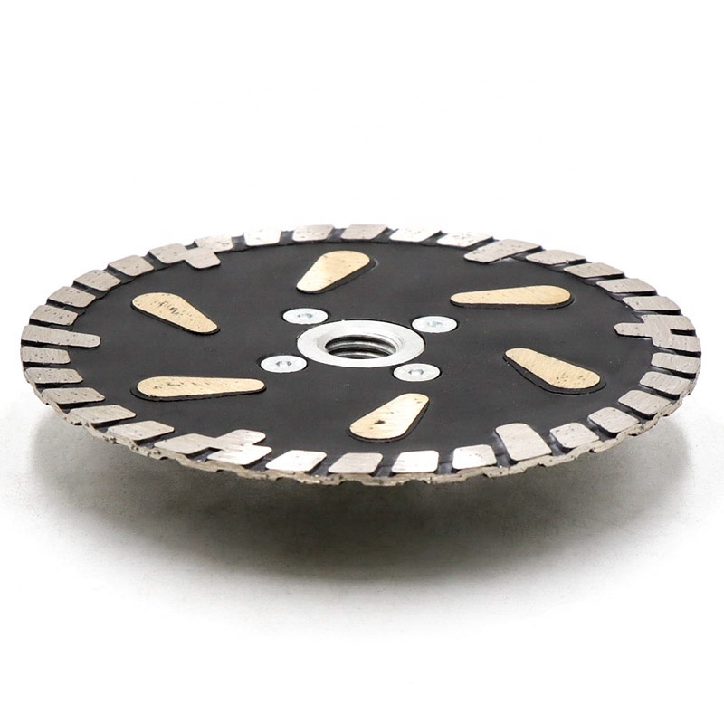 Granite tools supplies hot pressing process of diamond saw blade for dry of granite stone by marble cutting machine