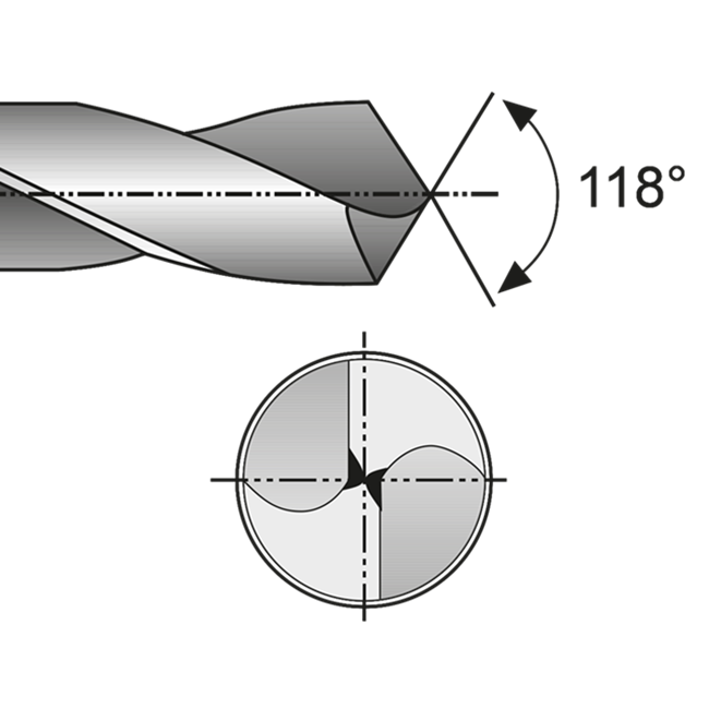 HSS DIN338 Straight Shank Jobber Length Half Ground Drill Bit 118 Degree For Metal Iron Steel Plastic