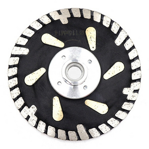 Granite tools supplies hot pressing process of diamond saw blade for dry of granite stone by marble cutting machine