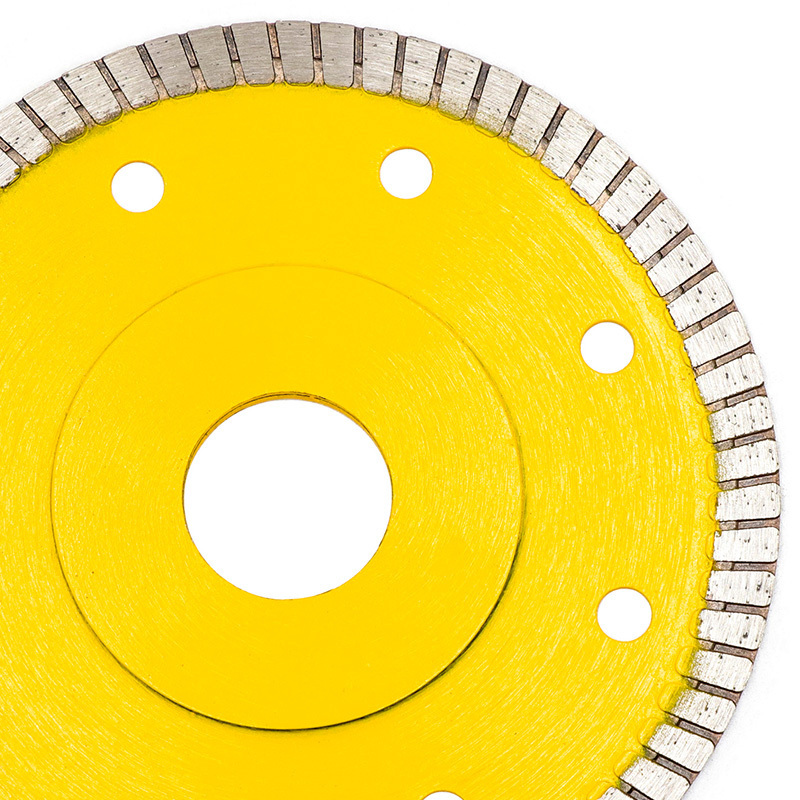 High quality 115 mm hot pressed concave type diamond saw blade for granite marble