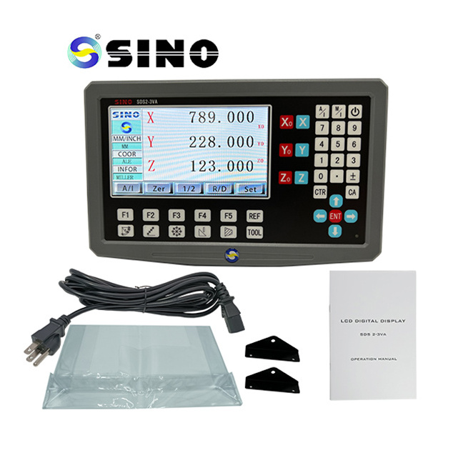 SINO SDS2-3VA professional LCD DRO 3 axis DRO digital readout meter for small milling machine