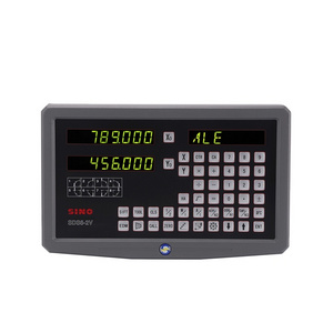 SINO  SDS6-2V 2-Axis Digital Readout Display DRO Counter For Lathe/Milling/boring/grinding  Machine Linear Scale Encoder