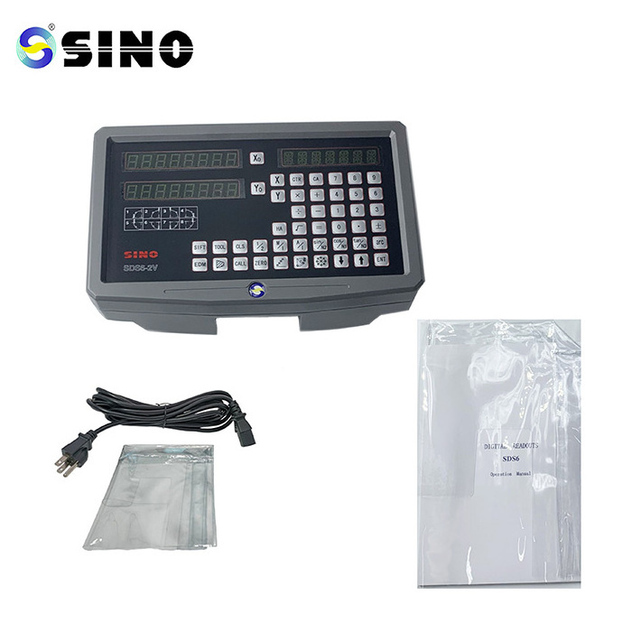 SINO  SDS6-2V 2-Axis Digital Readout Display DRO Counter For Lathe/Milling/boring/grinding  Machine Linear Scale Encoder