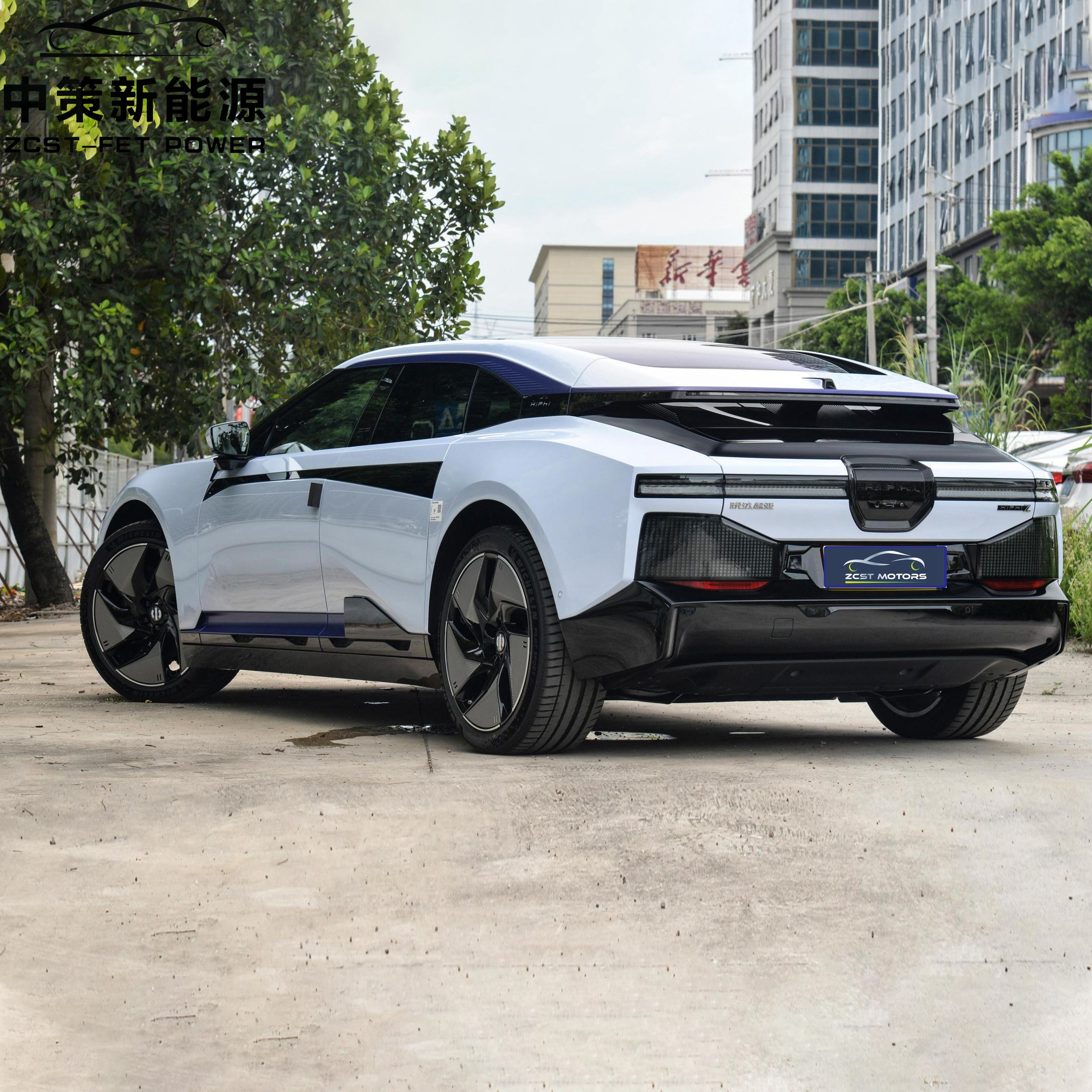 2023 Newly Ev Vehicle Gaohe Lithium Battery Left Hand Driver 3150 Brand Luxury Gaohe Hiphi Z X New Pure Electric Car for Adult