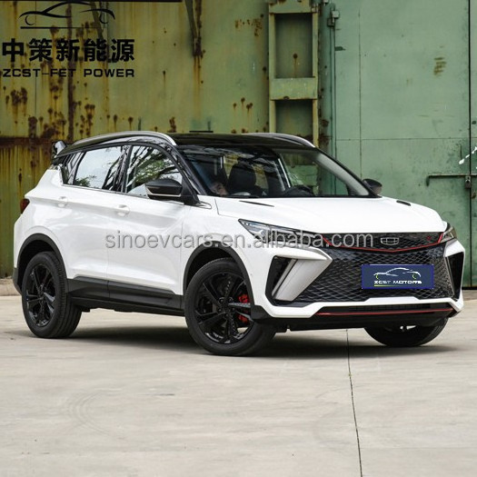 Ev Geely Binyue Electric Vehicle 2023 Suv Gasoline Motor Advanced Chinese New Electric EV Cars Gray White Green Red 5 Seats 290