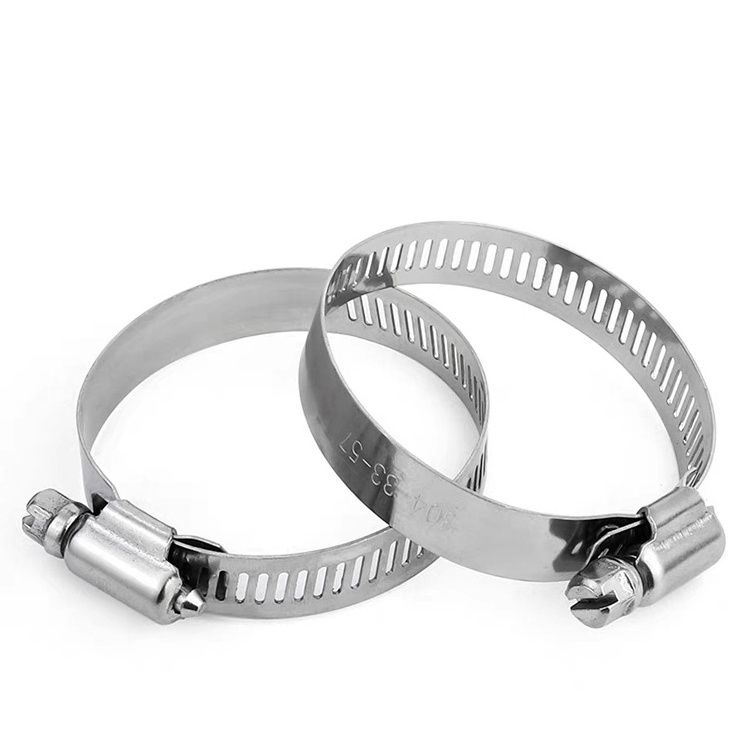 Stainless Steel  SS304 SS316 Hose Clamp For Pipe Fitting