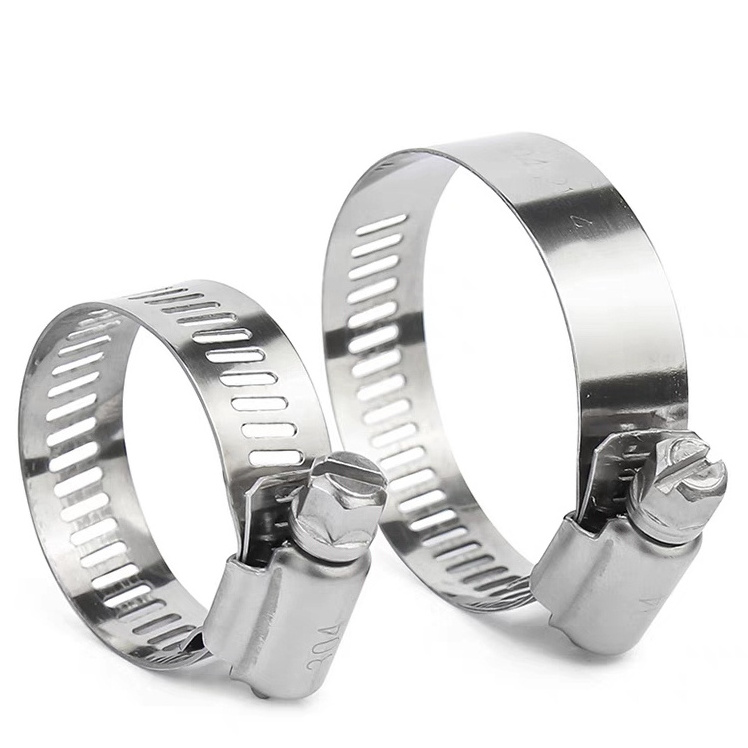 Stainless Steel  SS304 SS316 Hose Clamp For Pipe Fitting