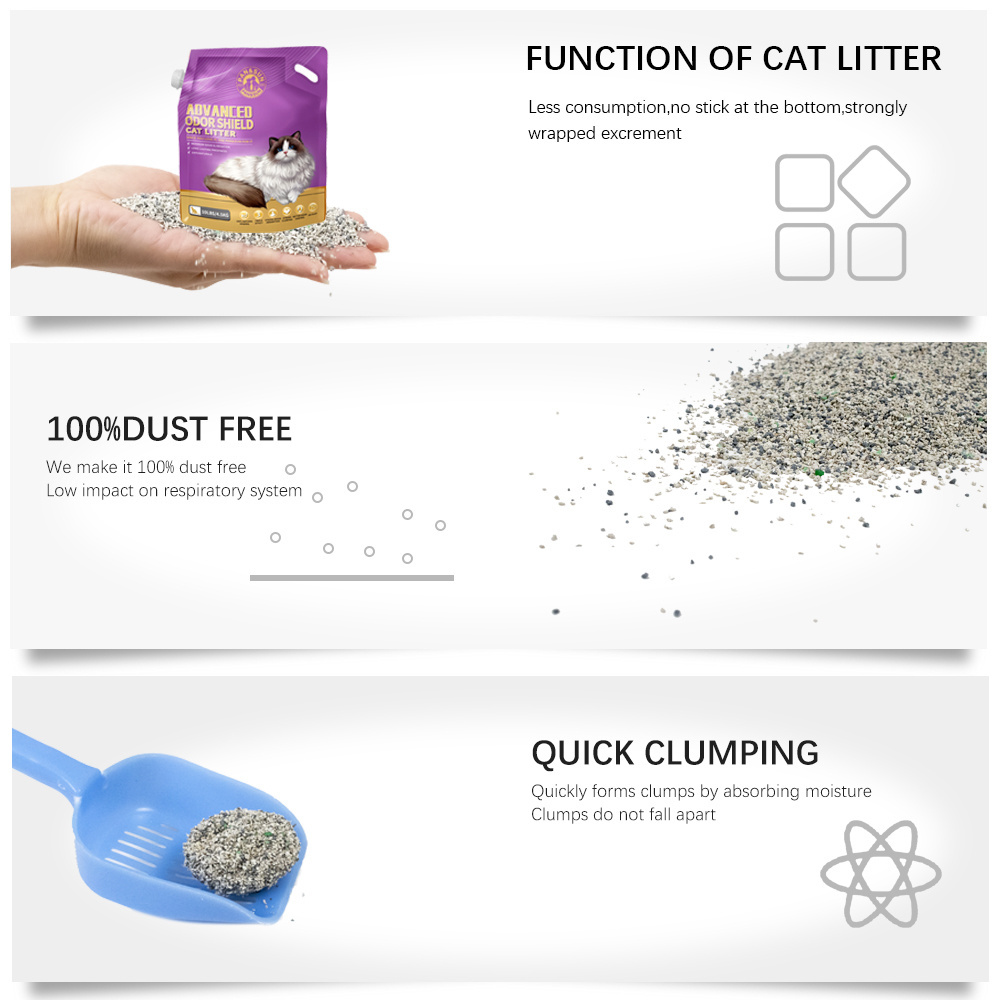 Factory Low-priced Wholesale Original Taste Premium Bentonite Cat Litter