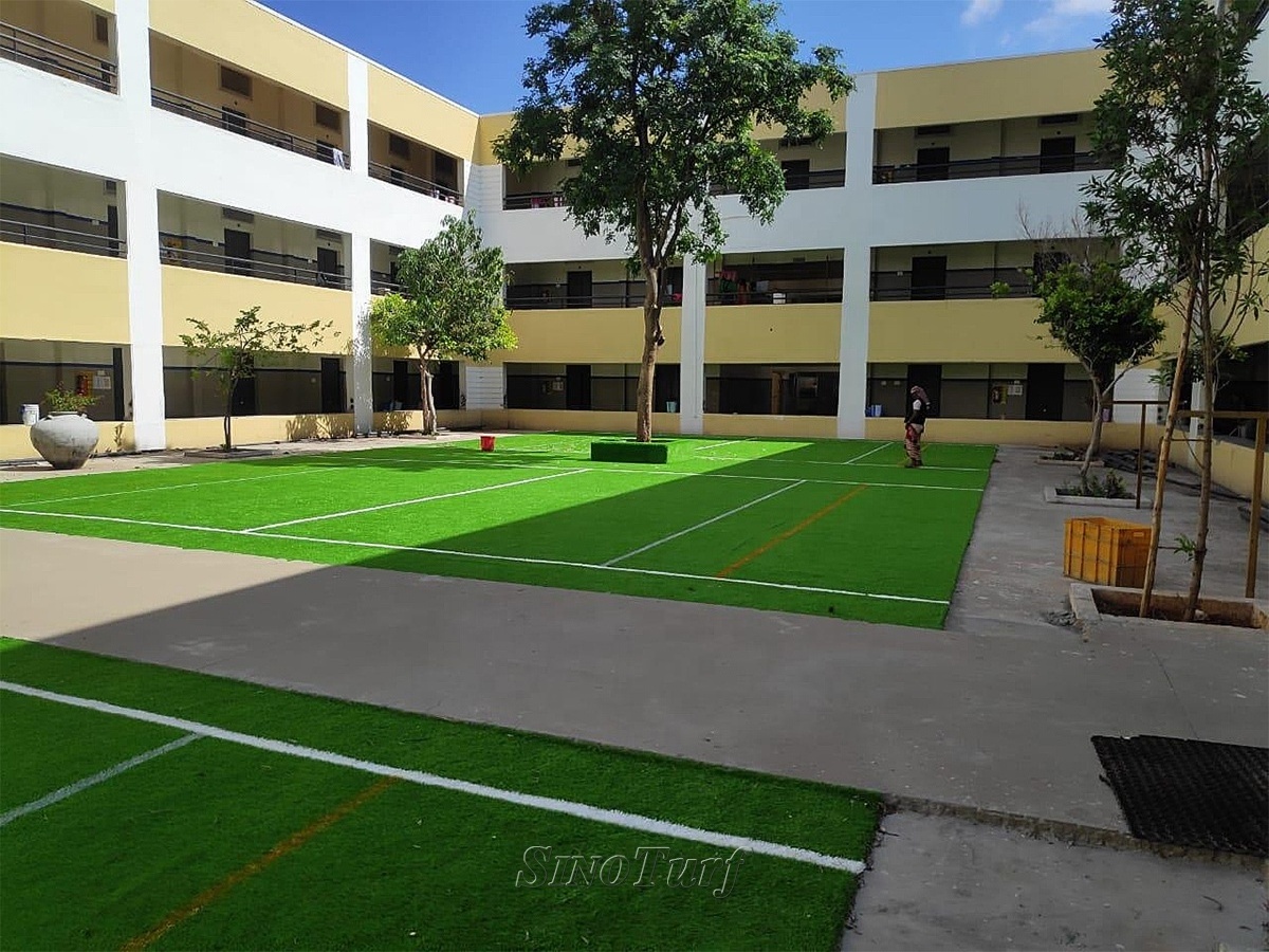 No Rubber Granules Non Infill Futsal Football Artificial Grass For Soccer Pitch Sports Flooring