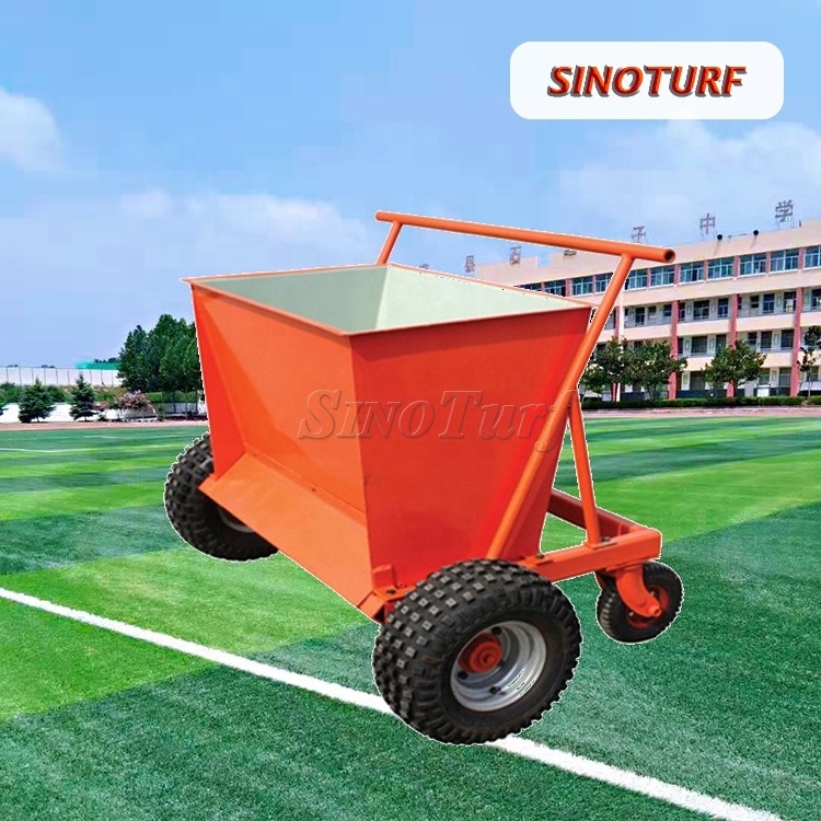 Rubber Granule And Sand Filling Machine For Sports Ground / Artificial Grass Manual Infill Machine