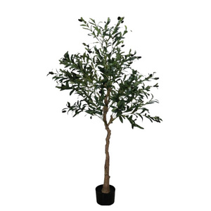 Factory Manufacture Graduation Home Decor Realistic Faux Trees Indoor Artificial Bonsai Tree Decoration Potted Faux Olive Tree