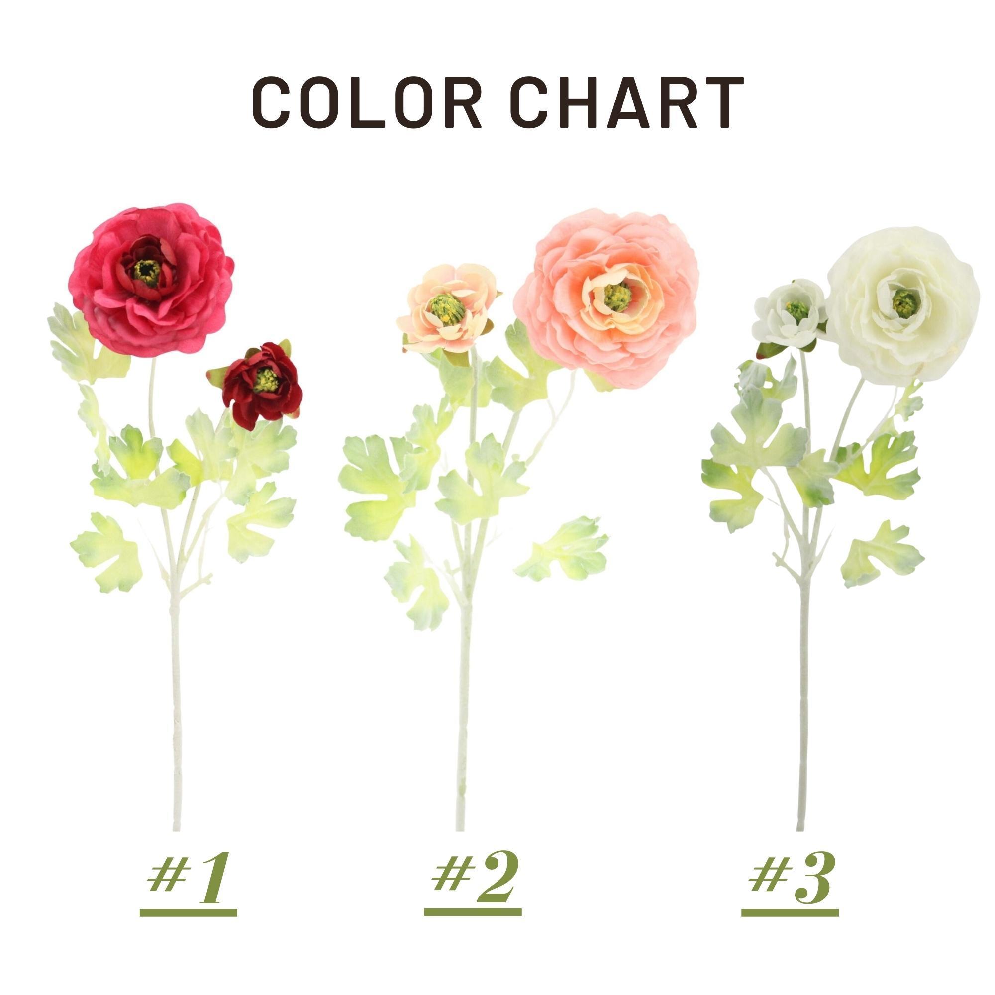 Wholesale Artificial Flower Bulk Artificial Ranunculus Stem Faux Silk Ranunculus Spray for Garden Home Decor Wedding Decoration