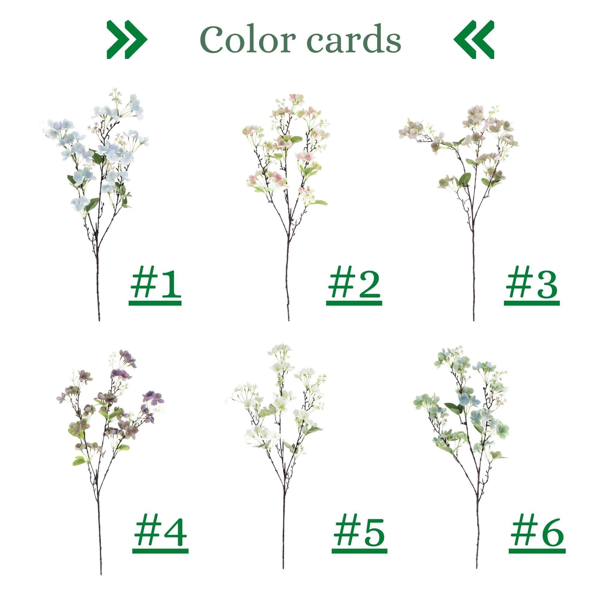 Wedding Decoration  Home Decor Floral Arrangements Simulation Dogwood Silk Flower Branch Artificial Dogwood Flower Spray