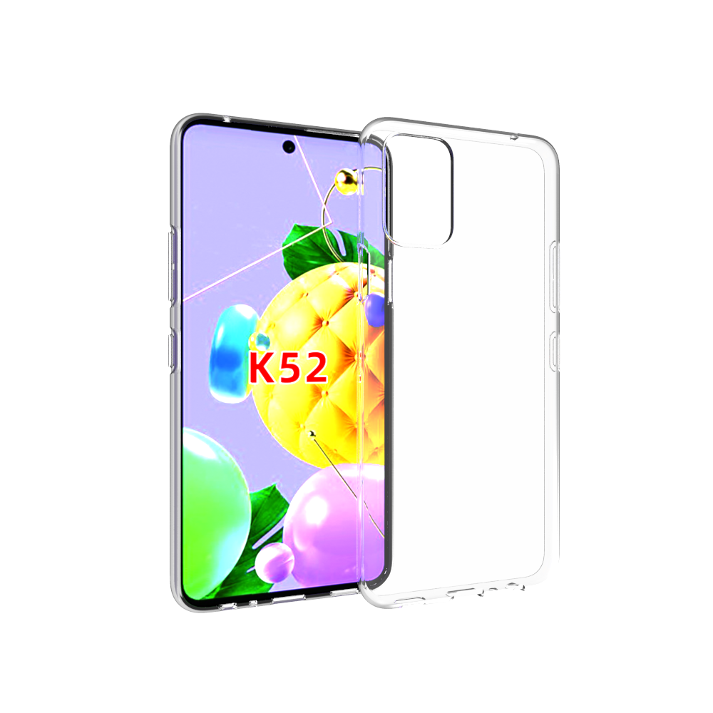 Anti shock crystal clear silicone phone case TPU protective cover for LG K52 K42 K92 armor case for LG K51 K51S K22 K61