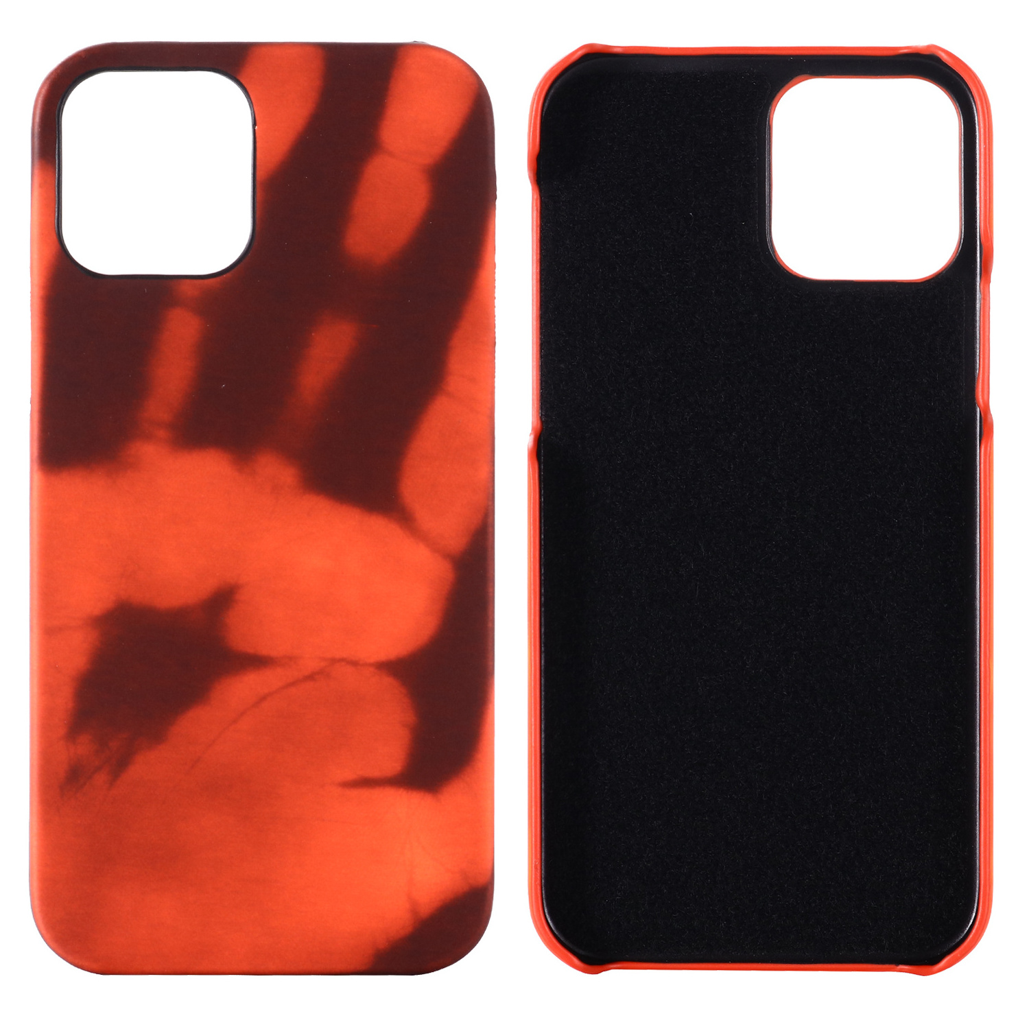 Hot Sales Creative Color Changing Temperature Heat Sensor Induction Thermal Phone Case For IPhone