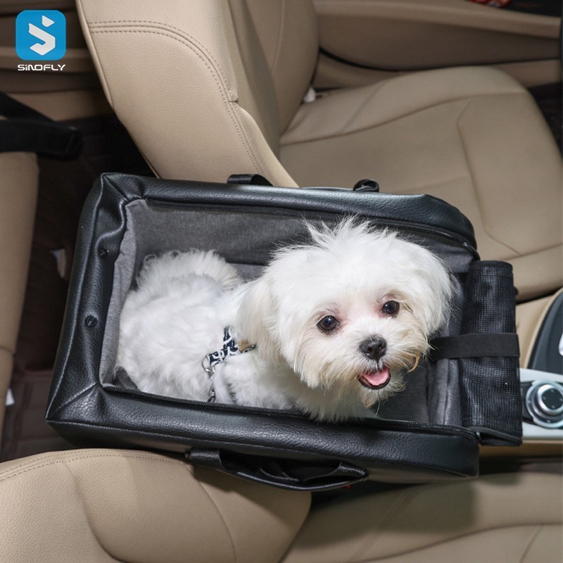 Car pet carrier dog seat cat travel pet car safety armrest booster seat pet