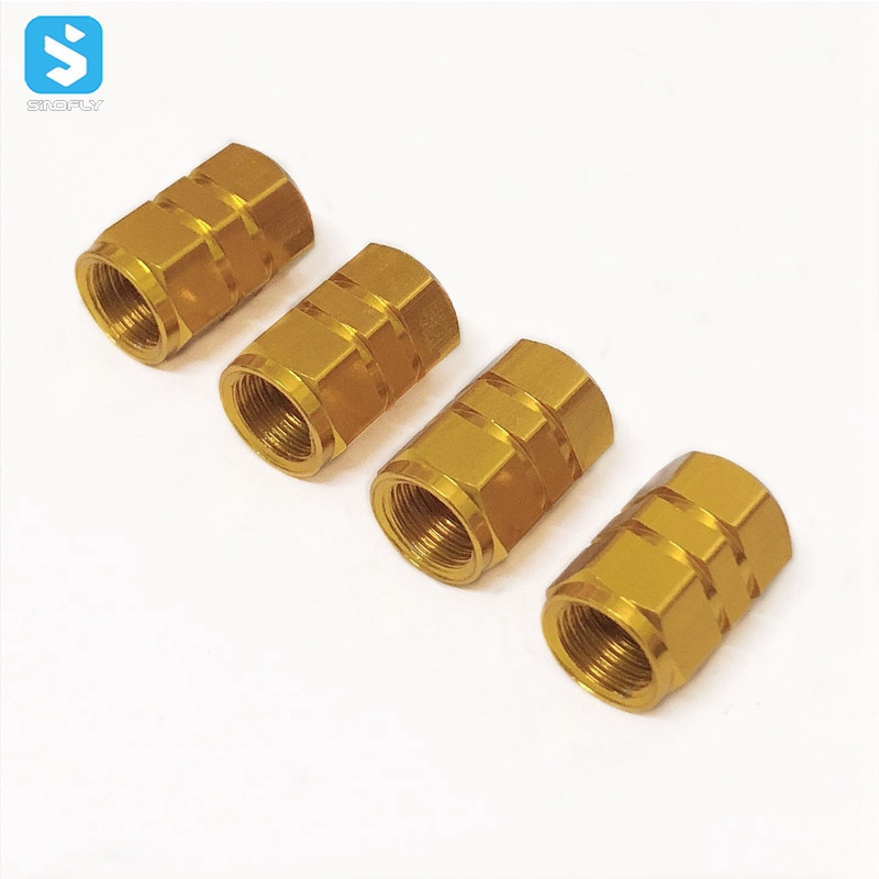 Aluminum Car Tire Valve Cap Stem Cap