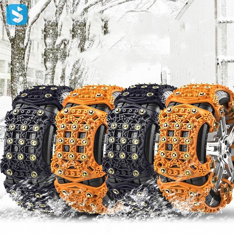 6pcs Adjustable Winter Universal Winter Tyres Wheels Snow Truck tire protection Chains For Driving