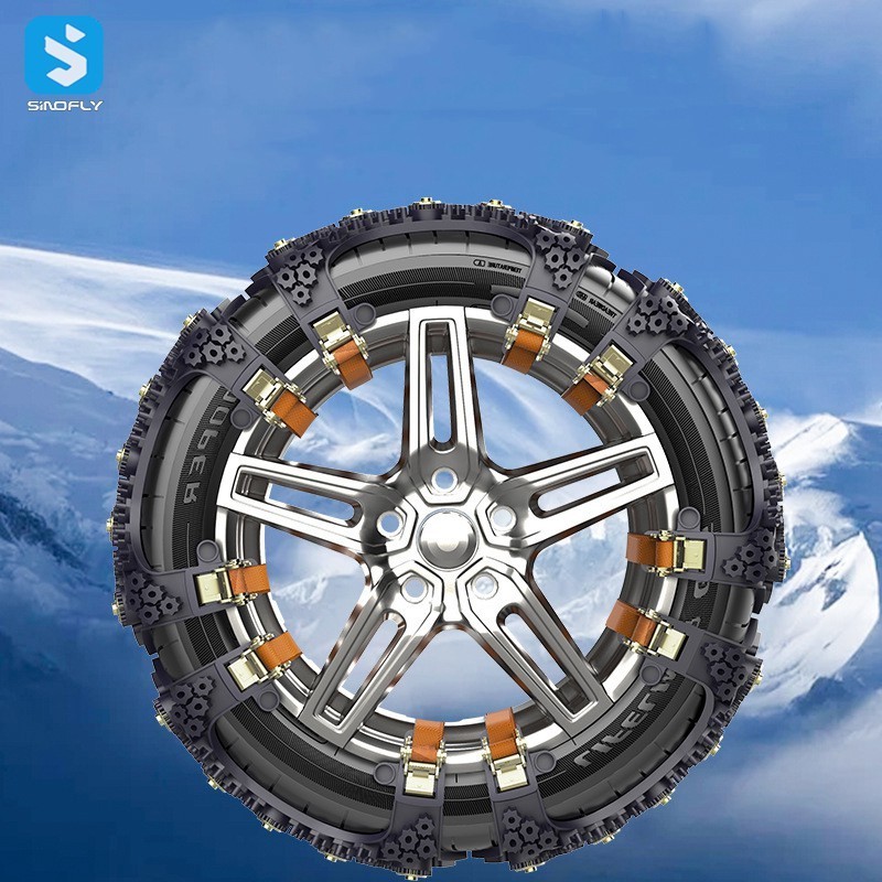 6pcs Adjustable Winter Universal Winter Tyres Wheels Snow Truck tire protection Chains For Driving