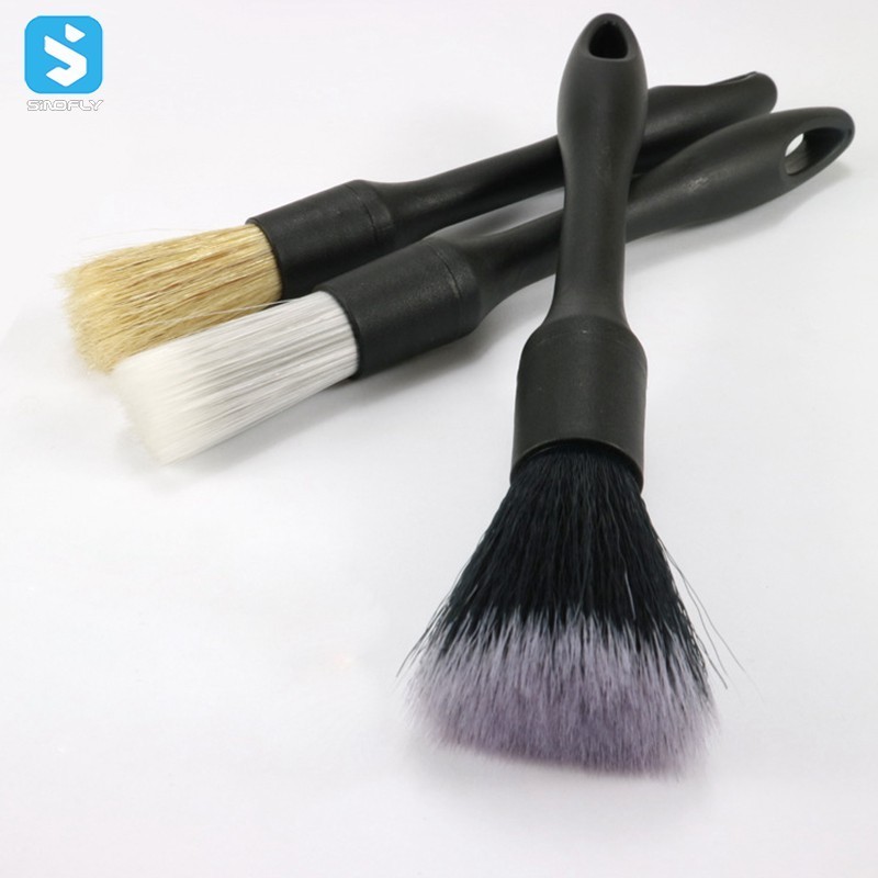 Soft Car Brush Set Soft car detailing brush Auto wheel brushes 3pcs Car Wash Auto Cleaning