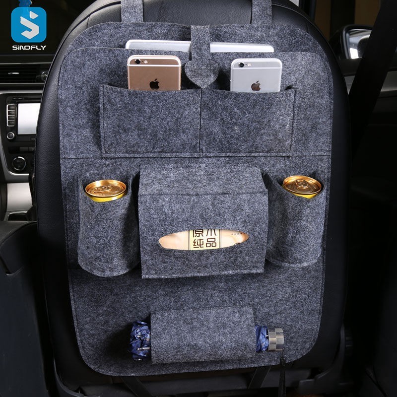 Multi Function Backseat Organizer Auto Back Interior Storage Bag Car Cover Protector Folding Back Seat