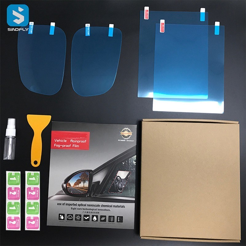 Car Back Side Mirror Stickers Film Anti Rain Car Anti Fog Water Film