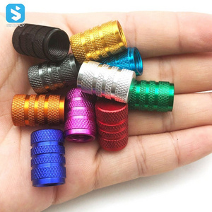 Aluminum car tire accessories Car tyre valve cap