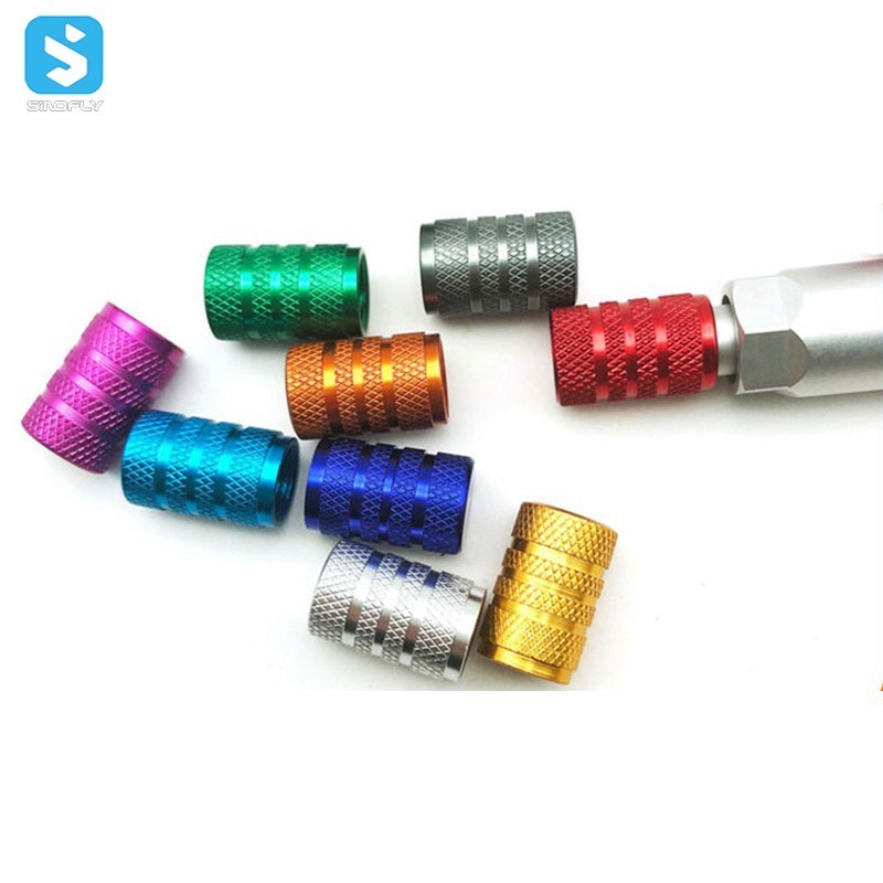 Aluminum car tire accessories Car tyre valve cap