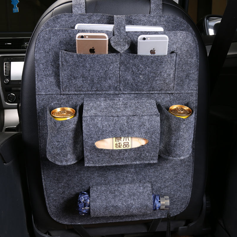 Multi Function Backseat Organizer Auto Back Interior Storage Bag Car Cover Protector Folding Back Seat