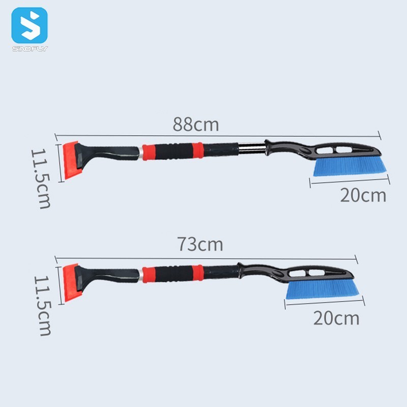 Extendable Snow Shovel Ice Scraper For Car Glass Snow Brush Water Remover For Car Auto SUV Frost Cleaner Winter Tool