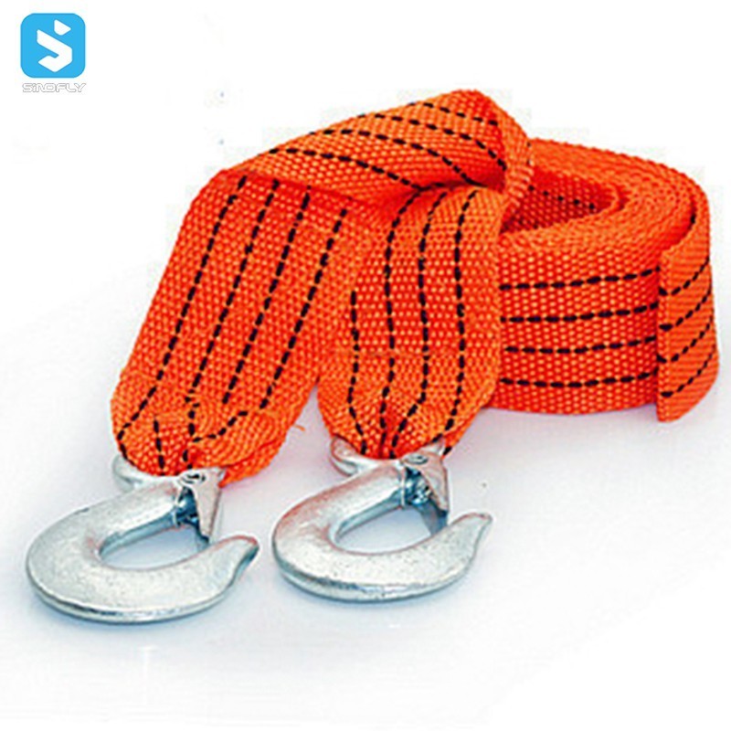 4 Meter Retractable Truck Tow Rope Car Emergency Towing Strap With Hook