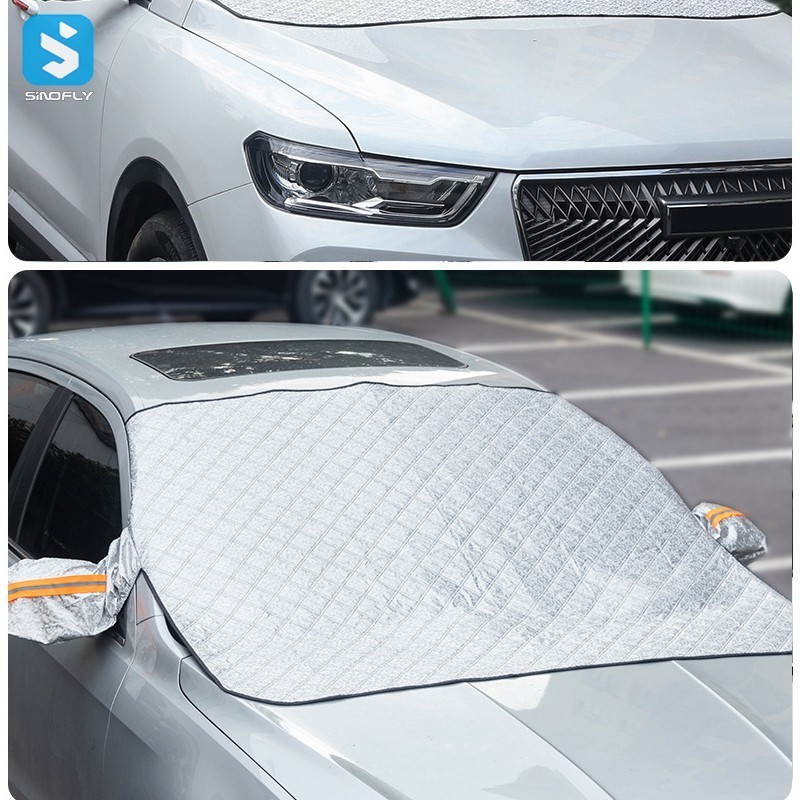 Magnetic Car Windshield Snow Frost Cover Winter Ice Snow Frost Guard Sun Shade Protector Car Front Windshield Ice Snow Cover