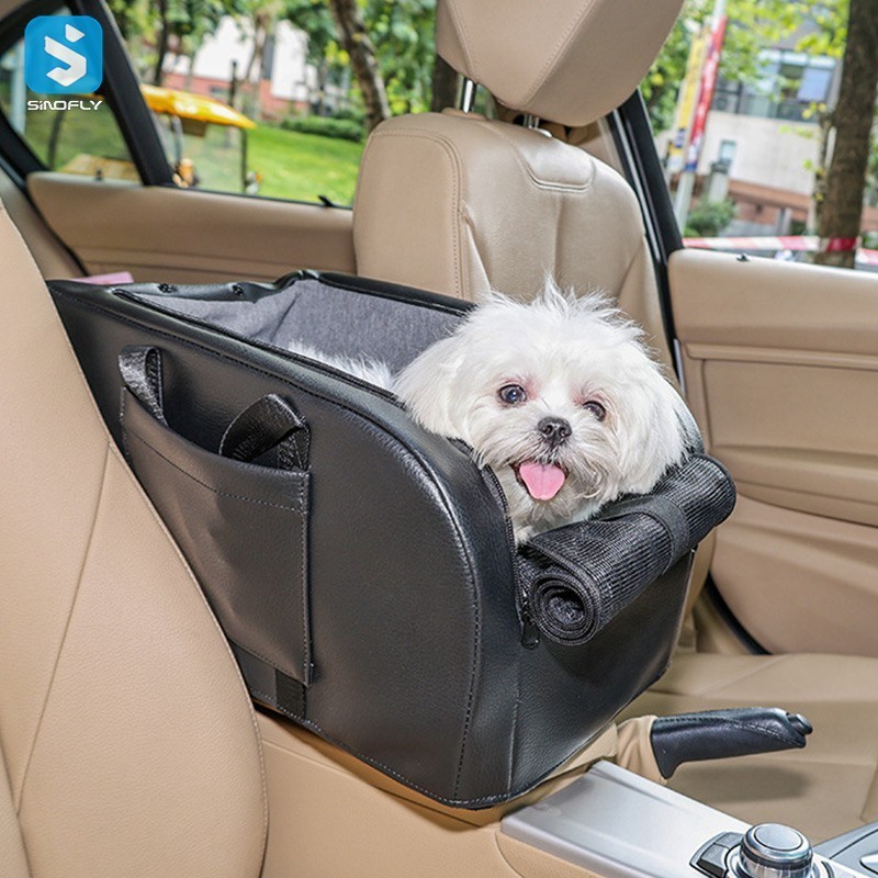 Car pet carrier dog seat cat travel pet car safety armrest booster seat pet